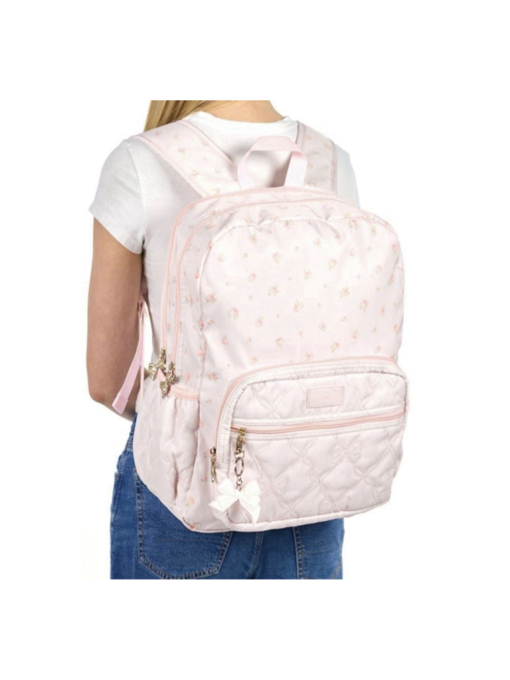 LoveShackFancy - Yoobi Blooming Heirloom Ditsy Backpack Ballet Bloom